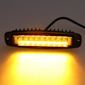 Pikkukuva 6 / 8: 18W LED-varoitusvalo 2800lm Keltainen Valkoinen Valonväri IP67 Vedenkestävä Jeepille, Kuorma-autolle, Autolle, SUV:lle