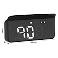 Miniatyrbillede 6 af 8: Bil HUD Display GPS Speedometer Træthedskørsel Advarsel KM/h MPH Indstilling Kompas til Biler Lastbiler Cykler Motorcykler Hvidt Lys