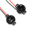 Miniatyrbilde 4 av 8: 2 stk. Hannkontakt Adapter Ledningsnett for Frontlys Tåkelys 5202 H16 Pære