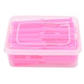 Miniatyrbillede 2 af 2: 25 stk Professionelle Permanent-Stænger Hårruller Husholdning DIY Bølget Hårkrøller Stylingværktøj (S)Pink