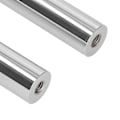 Miniatyrbillede 5 af 8: Runde Styrstangsklemme Løftere Adapter Universal til 22mm Motorcykel Styrstang Diameter Krom
