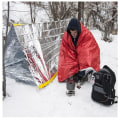 Miniatyrbilde 5 av 6: 3-i-1 Nødblanket Telt Sovepose, Varme Reflekterende Vanntett Mylar Termisk Beskyttelse Camping/Fotturer Overlevelsesutstyr