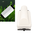 Miniatyrbillede 1 af 8: Akvarium Magnetisk Børst Dobbelt Blad Stærk Magnetisk Selvflydende Ergonomisk Fisketank Magnetisk Alge Skraber Hvid