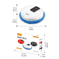 Miniatyrbild 2 av 8: Elektrisk robotdammsugare, robotdammsugare för husdjurshår, alla golv, med intelligent navigering och användarvänlig design, för oavbruten rengöring