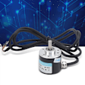 Miniatyrbillede 1 af 8: ABZ Encoder Inkremental 3-Fase Solid Shaft 6mm Motorreduktionsudstyr DC5-24VC38S6G5-300Z