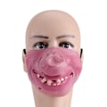 Miniatyrbillede 2 af 2: Halvmaske Åndbar Latexmasker Fancy Dress Halloween Party Prank Prop #​Rotten Teeth&Nose