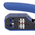 Miniatyrbilde 4 av 8: RJ45 Krympeverktøy Ethernet Nettverkskabel Krymper Wire Stripper Cutter for Cat5 Cat6