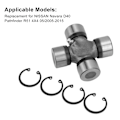 Miniatyrbilde 7 av 8: Foraksel Universalled Propellaks N4239 Erstatning for NISSAN NAVARA D40 Pathfinder R51