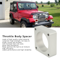Miniatyrbilde 7 av 8: 4-Bolts Gasspjeldavstandsstykke Metall Gasspjeldadapterplate Erstatning for JEEP WRANGLER CHEROKEE