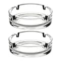Bärbara askfat i glas, elegant design, diskmaskinssäkra för uteplatsen