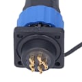 Miniatyrbild 5 av 8: Vattentät Plugguttag Kvadratisk Flygkontakt Butt Terminal Adapter AC 380V SP205 Stift