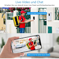 Miniatyrbild 5 av 5: Smart Video Dörrklocka för Förbättrad Säkerhet, AI Människodetektering för Intelligent Övervakning, Krypterad Molnlagring för Säker Inspelning, 2.4GHz Wi-Fi