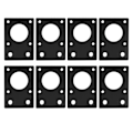 Miniatyrbilde 2 av 5: 42 Stepper Motor Mount Flat Bracket Aluminium Alloy Monterings Plate for 3D Printer Svart