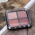 Miniatyrbillede 1 af 2: Moderigtigt Glitter Øjenskygge Palette med Fire Farver, Mat, Vandfast Pigment (#02)