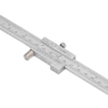Pikkukuva 5 / 8: Ruostumattomasta teräksestä valmistettu vernier-mitta, rinnakkaismerkintämitta, mittaus- ja kaiverrusväline 0–250 mm