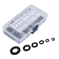 Miniatyrbild 6 av 7: 250 st Brickset Nylon Plattbricka Sortimentskit M2 M2.5 M3 M4 M5 M6 M8 Svart