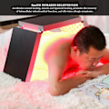 Miniatyrbillede 5 af 8: LED Rød Infrarød Lyspanel 45W Rynkefjernelse Foldbar Lys Terapi Enhed 100‑240V US Stik