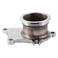 Miniatyrbilde 2 av 5: 5-Bolts Turbo Downpipe Flens til 2,5 tommer V-Bånd Konverteringsadapter Rustfritt Stål Passer for T3/T4