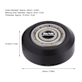 Miniatyrbilde 6 av 8: 13 stk 3D-printerhjul Karbonstål Lagring POM Hjul Tilbehør for CNC-maskin