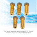 Miniatyrbillede 8 af 8: 5 stk 3D Printer Hotend Dyse 0,4 mm Messing PTFE Belægning Ekstruder Hot End Dyse til 1,75 mm Filament Vulkan Dyse