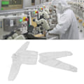 Miniatyrbilde 1 av 8: Beskyttelsesoverall Antistatisk Polyester Beskyttende Arbeidsdrakt Hvit Split Design for Verksted M