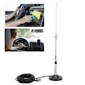 Miniatyrbillede 1 af 8: Bil VHF UHF Antenne Sucker med 5m Kabel SMA Hun Adapter Kit Vandtæt Plug and Play