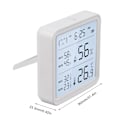 Miniatyrbilde 6 av 8: Bluetooth Fuktighet og Temperatur Sensor Monitor for Tuya Smart Trådløs Digital Hygrometer Måler for Innendørs Hjem