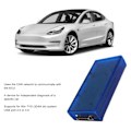 Pikkukuva 8 / 8: Tsla PRO Auton Diagnostiikkaskannere ECU Ohjelmointityökalu USB 2.0 3.0 Korvaava TESLA Model S:lle