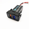 Miniatyrbillede 6 af 7: Dobbelt USB 2.0 Billader Hurtig Opladning 3.0 med Kortslutningsbeskyttelse