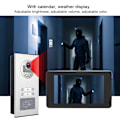 Miniatyrbillede 3 af 8: 7 tommer Trådløs Videodørklokke med 4-Tommers Touchscreen Monitor Vision 100-240vAU