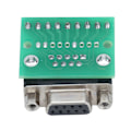 Miniatyrbilde 3 av 8: DB9 Hunn Terminal Breakout Board 9 Posisjoner Skrue Adapter for RS232 RS485 Kontakt