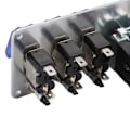 Miniatyrbild 5 av 8: 5-i-1 12V LED Tändningsbrytarpanel med Startknapp för Racingbil RV Lastbil Blå