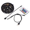Miniatyrbild 2 av 8: USB-driven RGB-LED-remsa med flera färger, 5050 SMD, för dator, TV, PC-bakgrundsbelysning