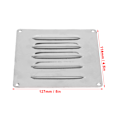 Miniatyrbillede 5 af 8: Rustfrit Stål Luftventilations Plader Lukker 127x114mm Marin Hardware Samling til Skibe
