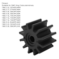 Miniatyrbilde 7 av 8: Vannpumpe Impeller 12 Blader Nylon Neopren Gummi Fleksibel for OMC King Cobra Sterndrives