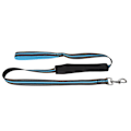 Miniatyrbillede 2 af 2: Nylon Holdbar Komfortabel Refleks Træklead Hundebånd Bil Sikkerhedssele til Hunde Blå M