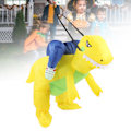 Miniatyrbilde 1 av 8: Gul Dinosaur Oppblåsbar Kostyme Halv Kropp Modell Merkelig Dinosaur Form Oppblåsbar Kostyme Voksne 150‑200cm