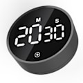 Miniatyrbild 4 av 8: Nedräkningstimer, Digital Kökstimer, Justerbara Volym- och Ljusstyrkelägen, Magnetisk Timer, Minnesfunktion för Snabba Återkallelser, Stor LED