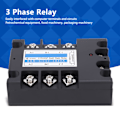 Miniatyrbilde 3 av 6: 3-faset Solid State Relay SSR3/0324880A DCAC 480V Distribusjonsstyringsutstyr