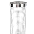 Miniatyrbilde 5 av 8: Grillkurv i sylinderform, netting av rustfritt stål 304, rullende BBQ-grillverktøy L (11,7 x 3,6 tommer)