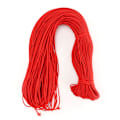 Miniatyrbillede 2 af 2: 100m / 328,1ft Farvet Polyester Rund Elastisk Snor Tøj Elastisk Tøjtilbehør Rød