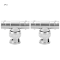 Miniatyrbillede 2 af 2: 2 stk. 1-2 T-formet BNC Adapter Han til Dobbelt Hun T BNC Stik Adapter Splitter