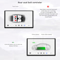 Miniatyrbilde 8 av 8: 7,2 tommers baksete skjermpanel for Android 11.0 HD berøringsskjerm IPS multimediaspiller erstatning for Tesla Model 3 Y 20-pin