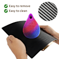 Miniatyrbillede 7 af 8: 3D Printer Byggeplatform Glat Kulfiber PET Teksturerede PEI Fjederstålplade til CR10 CR10S 310x310mm