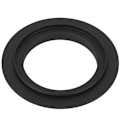Miniatyrbilde 2 av 2: Metallisk objektivfeste makro reversadapterring for Pentax PK-feste SLR-kamera (52 mm)