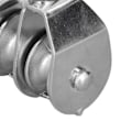 Miniatyrbillede 3 af 8: 32mm/1,3 tommer Marine Trinse Dobbelt Hjul Rulle 250kg Belastning 304 Rustfrit Stål til Yachter Speedbåde