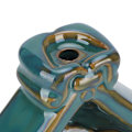 Miniatyrbillede 3 af 7: Tilbageflydende Firkantet Røgelsebrænder Keramik Lotus Base Hjem Dekoration Ornamenter