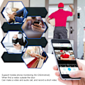 Miniatyrbillede 5 af 8: 1080P HD Wifi Videodørklokke PIR Telefonstyring Intercom Smart Dørklokke (Ingen Dingdong)