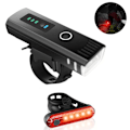 Miniatyrbild 2 av 8: Cykellampset, USB-laddningsbart cykellampset LED-cykel