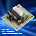 Miniatyrbillede 1 af 4: 4 Sæt Hastighedsreduktionstrinsmotor 4 Fase UL2003 Driverkort Testmodul Elektriske Dele